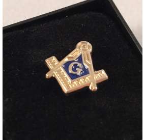 Square and Compass Lapel Pin. 